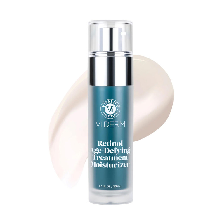 VI DERM Retinol Age-Defying Moisturizer  Hydrating Face Cream for Women & Men  Daily Anti-Aging Skin Care  Water-Based Facial Lotion with Retinol,