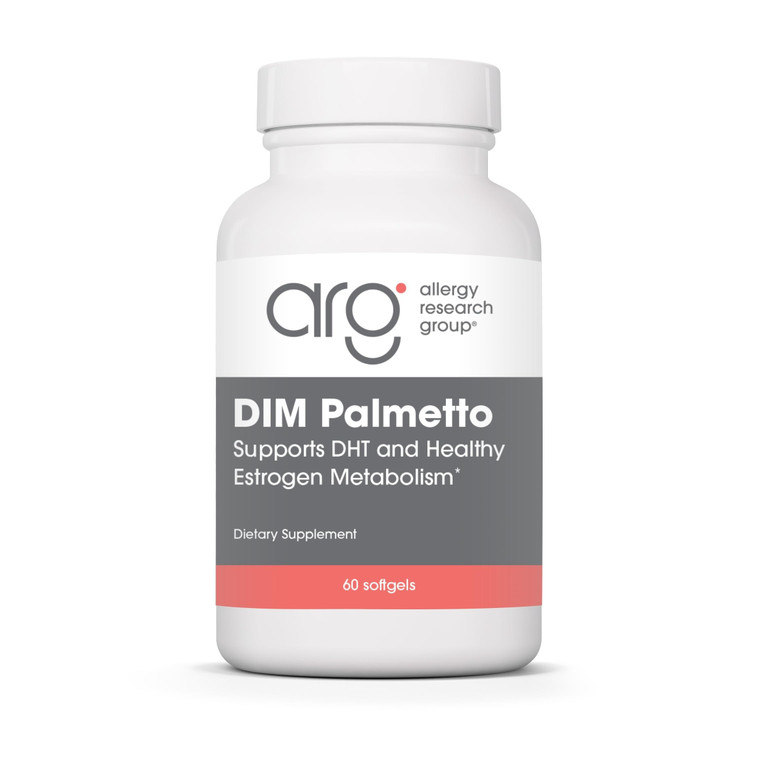 Allergy Research Group DIM Palmetto - Prostate Support Supplement for Men's Health, Zinc with Saw Palmetto, Beta Sitosterol, Stinging Nettle Extract,