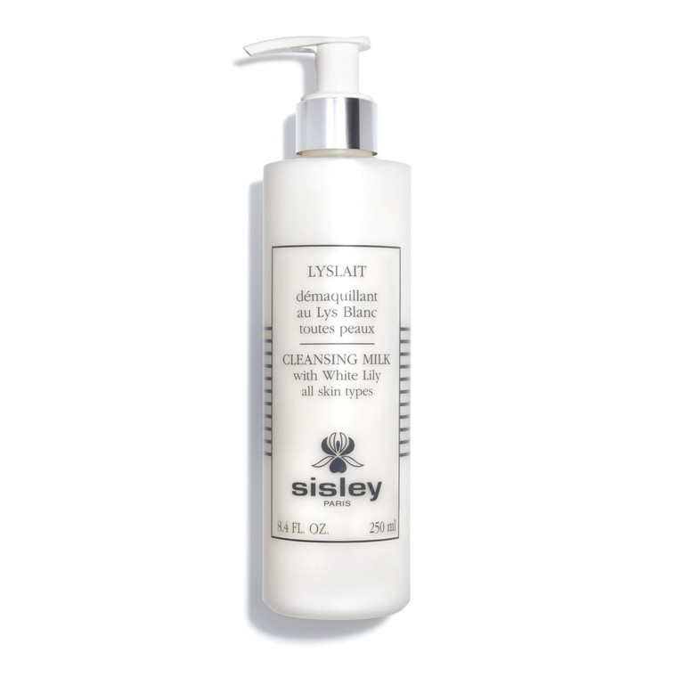 Sisley Paris Lyslait - 250 mL - Gentle Cleanser & Makeup Remover with White Lily Extract - All Skin Types
