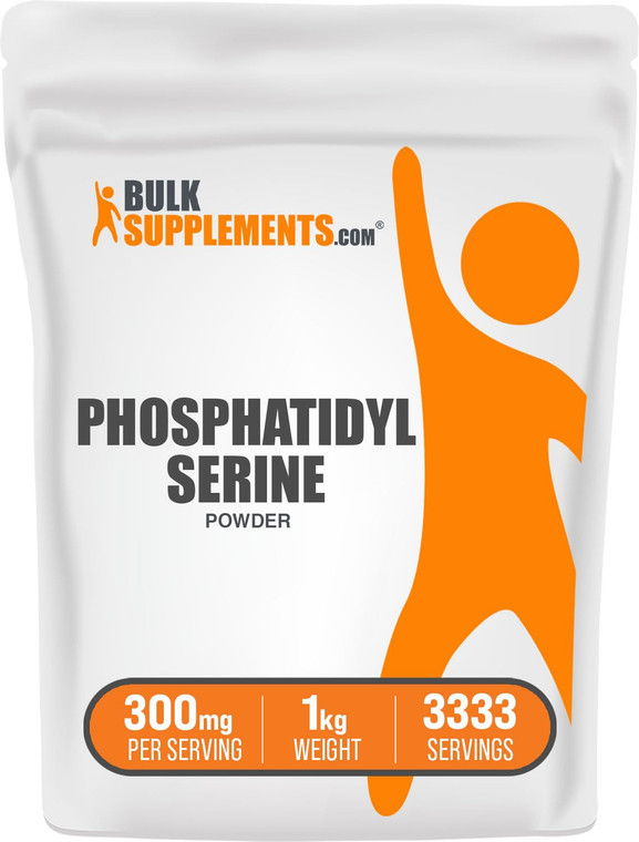 BulkSupplements.com Phosphatidylserine Powder - Phosphatidylserine Supplement, Sourced from Soy Beans - 300mg per Serving (60mg of Phosphatidylserine