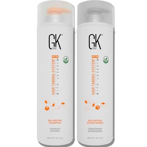 GK HAIR  Balancing Shampoo and Conditioner Set for Oily Hair, Clarifying & Refreshing Formula with Gentle Fragrance, Sulfate-Free, 72-Hour Freshness