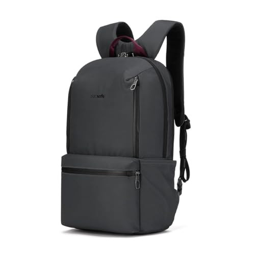 Pacsafe Metrosafe X Anti Theft 20L Backpack-with Padded 16" Laptop Sleeve, Slate, 20 Liter