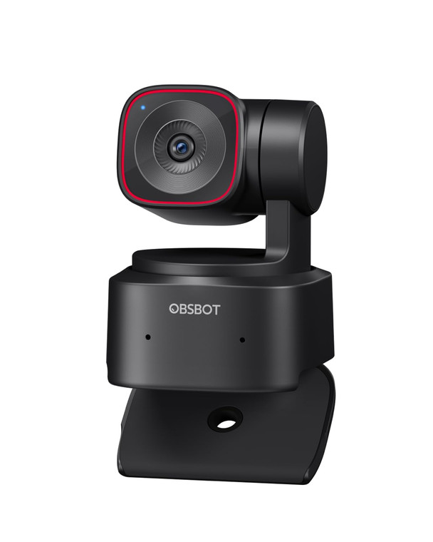 OBSBOT Tiny 2 Lite 4K Webcam for PC, AI Tracking PTZ Streaming Camera with 1/2" Sensor, Gesture Control, 60 FPS, HDR, Microphones, Web Camera for Des