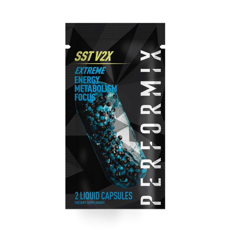 PERFORMIX - SST V2X - Pre Workout - 300 mg Caffeine - Energy Supplements - No Crash - Fitness Goals - Nootropic - Timed-Release for All Day Focus, Mo
