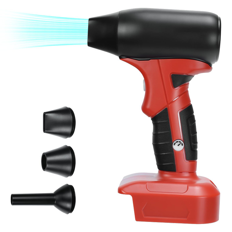 Jet Dry Mini Blower Suitable for Milwaukee 18V Li-ion Battery, 130000RPM Electric Air Duster Wind Speed 4-Speed Control, Cordless Handheld Jet Fan fo