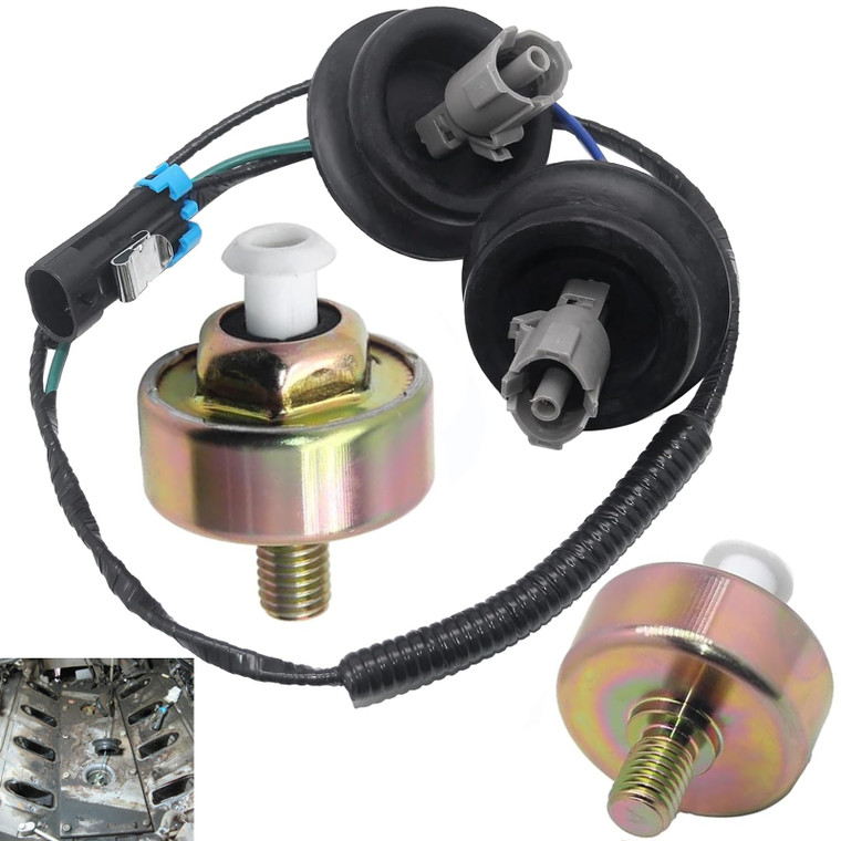 Knock Sensors Wiring Harness Kit for Chevy Suburban Silverado Avalanche Tahoe Camaro GMC Sierra Yukon, for Hummer & More GM Vehicles 5.3 4.8 6.0L 126