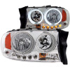 Anzo USA 111059 Crystal Headlight Set Fits 97-04 Dakota Durango