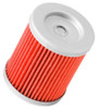 K&N Oil Filter for Suzuki / Arctic Cat / Kawasaki / Yamaha 1.75in OD x 2.125in H  (KN-132)