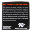 K&N Oil Filter for Suzuki / Arctic Cat / Kawasaki / Yamaha 1.75in OD x 2.125in H  (KN-132)