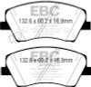 EBC Brakes UD1912 Ultimax  Brake Pads Fits 17-23 Elantra Ioniq Ioniq 5 Niro