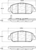 StopTech 309.16540 StopTech Sport Brake Pads Fits 13-19 Accord HR-V
