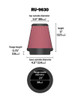 K&N RU-9630 Universal Air Filter