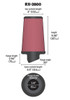 K&N RX-3800 Universal X-Stream Clamp-On