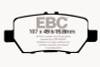 EBC Brakes DP41736R Yellowstuff Street And Track Brake Pads Fits 05-12 RL