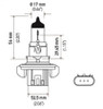 Hella Optilux H13/9008 12V 60/55W XB Xenon White Bulbs (Pair) (Part # H71071272)