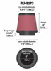 K&N Engineering (Air Filters - Universal Fit) KN Universal Air Filter - Part# RU-5173
