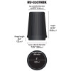 K&N Engineering (Air Filters - Universal Fit) KN Universal Air Filter - Part# RU-3107HBK