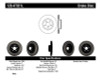 StopTech 128.47021L Sport Cross-Drilled Disc Brake Rotor