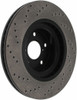 StopTech 128.47021L Sport Cross-Drilled Disc Brake Rotor