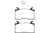 EBC DP42325R Yellowstuff Brake Pad Sets- DP42325R