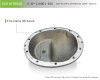 DV8 Offroad D-JP-110001-D35 Differential Cover Fits Wrangler (JK) Wrangler (JL)