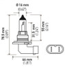 Hella 9006 12V 55W Xen White Bulb (Pair) (Part # H71071432)