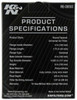 K&N Engineering (Air Filters - Universal Fit) KN Universal Air Filter - Part# RE-0850
