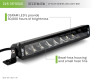 DV8 Offroad BE13EW45W LED Light Bar