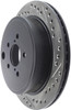 StopTech 127.47031L Sport Cross-Drilled And Slotted Disc Brake Rotor