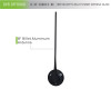 DV8 Offroad D-JP-190012-BK Stubby Antenna Fits 97-06 Wrangler (TJ)