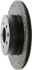StopTech 127.42088L Sport Cross-Drilled And Slotted Disc Brake Rotor