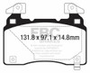 EBC Brakes UD1474 Ultimax  Brake Pads Fits 10-16 Camaro ELR