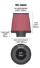 K&N Engineering (Air Filters - Universal Fit) KN Universal Air Filter - Part# RC-4900