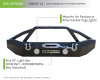 DV8 Offroad FBSHTB-14 Front Bumper Fits Gladiator Wrangler (JK) Wrangler (JL)
