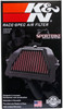 K&N YA-1009R Motorcycle Direct Fit Air Filters