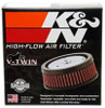 K&N Replacement Unique Air Filter 6.625in L x 4.75in W x 1.625in H with 1 Flange for Harley Davidson (HD-1614)