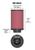 K&N RU-0810 Universal Air Filter