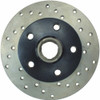 StopTech 128.33035L Sport Cross-Drilled Disc Brake Rotor