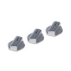 DV8 Offroad D-JP-180014-BL Climate Control Knobs Fits 07-10 Wrangler (JK)