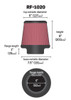 K&N Engineering (Air Filters - Universal Fit) KN Universal Air Filter - Part# RF-1020