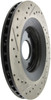 StopTech 127.63072L Sport Cross-Drilled And Slotted Disc Brake Rotor