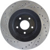StopTech 127.63072L Sport Cross-Drilled And Slotted Disc Brake Rotor