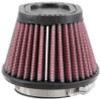 K&N Filter Universal Rubber Filter 2 7/16 inch Flange 4.5x3.75 inch Base 3.5x2.5 inch Top 2.75 inch (RU-2780)