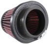K&N Filter Universal Rubber Filter 2 7/16 inch Flange 4.5x3.75 inch Base 3.5x2.5 inch Top 2.75 inch (RU-2780)