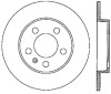StopTech 128.33106R Sport Cross-Drilled Disc Brake Rotor Fits A4 A4 Quattro