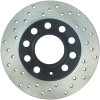 StopTech 128.33106R Sport Cross-Drilled Disc Brake Rotor Fits A4 A4 Quattro