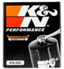 K&N Oil Filter for Honda / Kawasaki 3.25in OD x 3.719in H (KN-202)