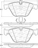 StopTech 308.15050 StopTech Street Brake Pads