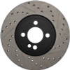 StopTech 127.34101L Sport Cross-Drilled And Slotted Disc Brake Rotor Fits Cooper