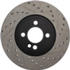 StopTech 127.34101L Sport Cross-Drilled And Slotted Disc Brake Rotor Fits Cooper